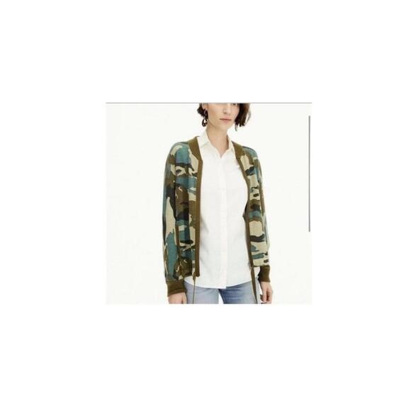 J.Crew J3879 Camouflage Zip Ribbed Womens Jacket Size XXS - Picture 2 of 11